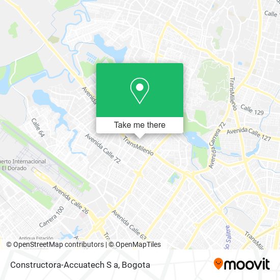 Mapa de Constructora-Accuatech S a