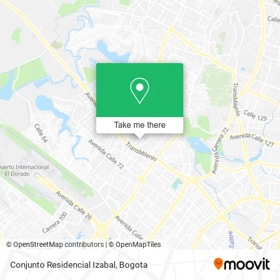 Mapa de Conjunto Residencial Izabal