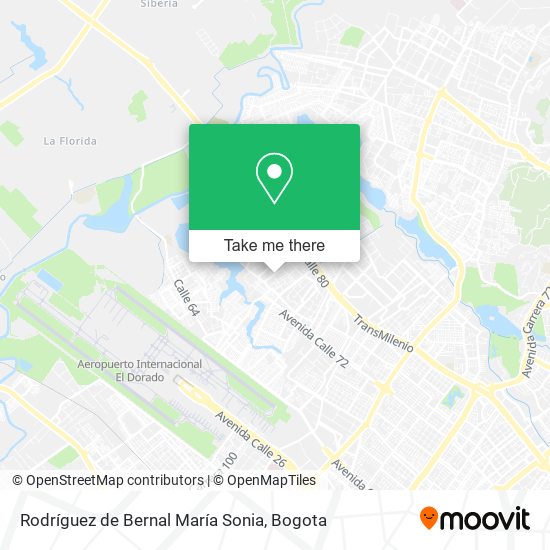 Rodríguez de Bernal María Sonia map