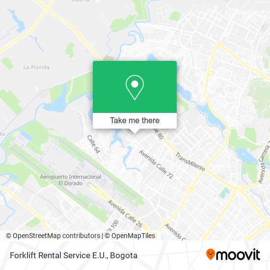 Forklift Rental Service E.U. map