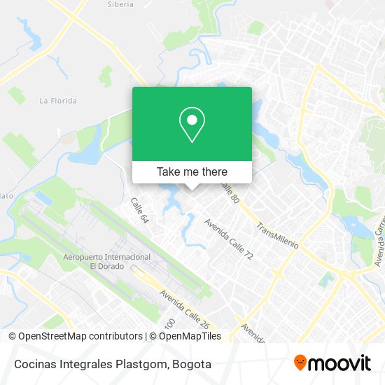 Cocinas Integrales Plastgom map