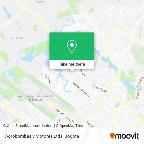 Agrobombas y Motores Ltda map