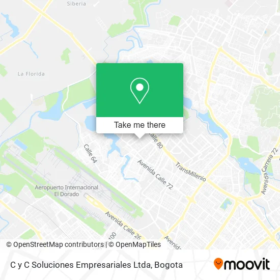 C y C Soluciones Empresariales Ltda map