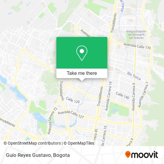 Guío Reyes Gustavo map