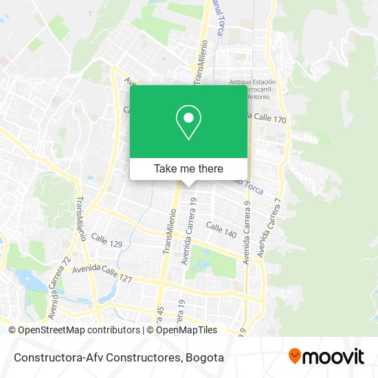 Mapa de Constructora-Afv Constructores