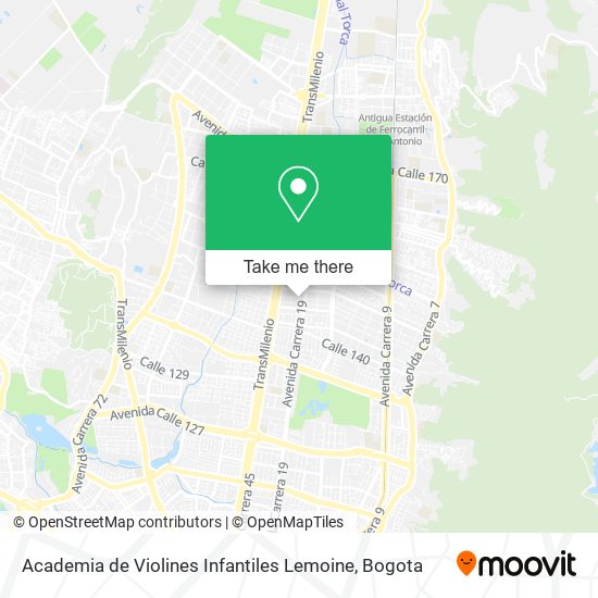 Academia de Violines Infantiles Lemoine map