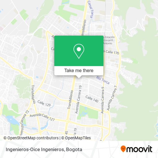 Ingenieros-Oice Ingenieros map