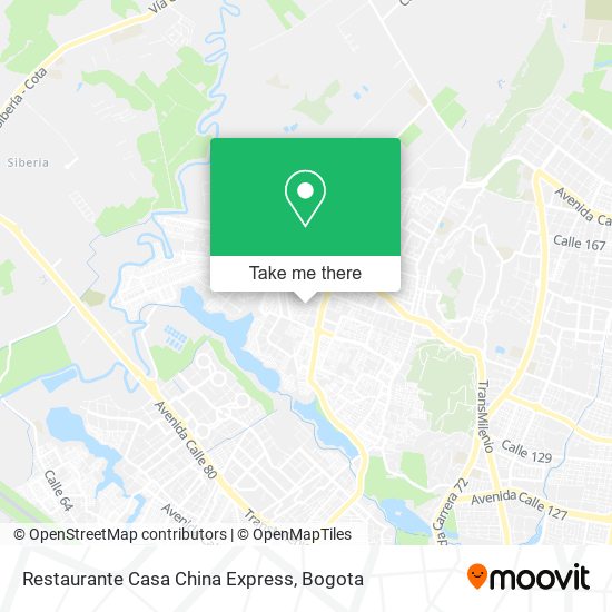 Restaurante Casa China Express map