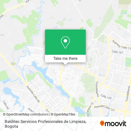 Balditec Servicios Profesionales de Limpieza map