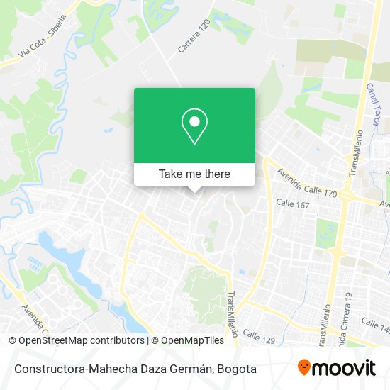 Mapa de Constructora-Mahecha Daza Germán