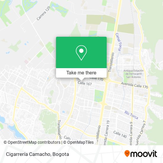 Cigarrería Camacho map