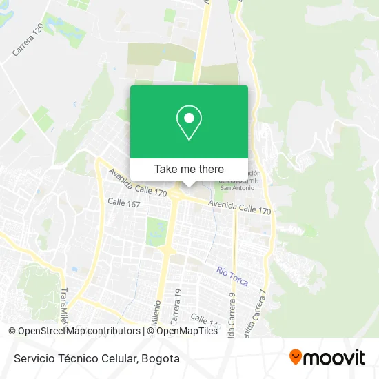 Mapa de Servicio Técnico Celular