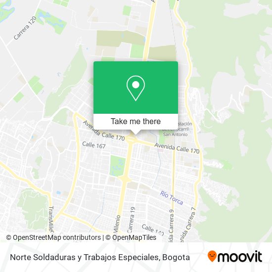Mapa de Norte Soldaduras y Trabajos Especiales