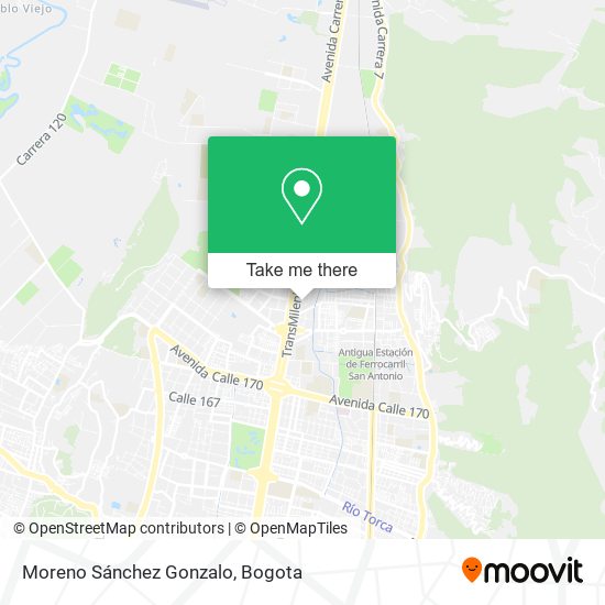 Moreno Sánchez Gonzalo map