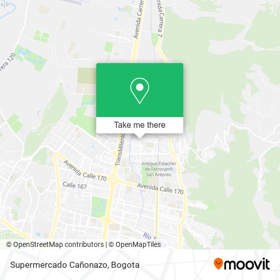 Mapa de Supermercado Cañonazo