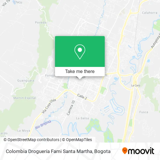 Colombia Droguería Fami Santa Martha map
