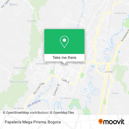 Papelería Mega Prisma map