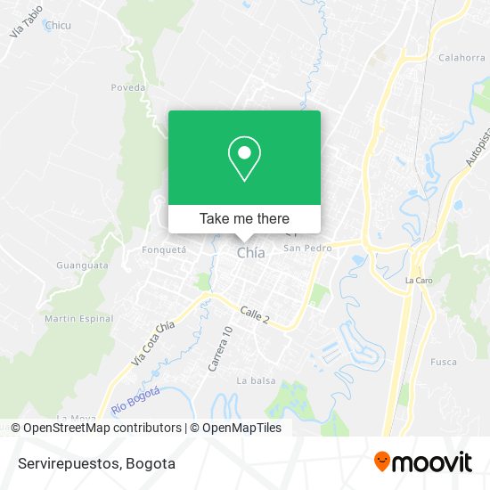 Mapa de Servirepuestos