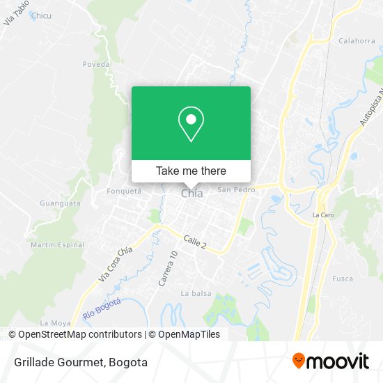 Mapa de Grillade Gourmet