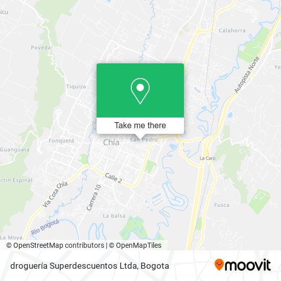 droguería Superdescuentos Ltda map