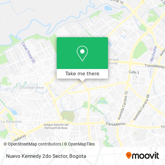 Mapa de Nuevo Kennedy 2do Sector