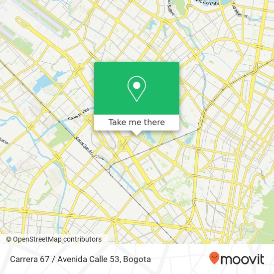 Carrera 67 / Avenida Calle 53 map