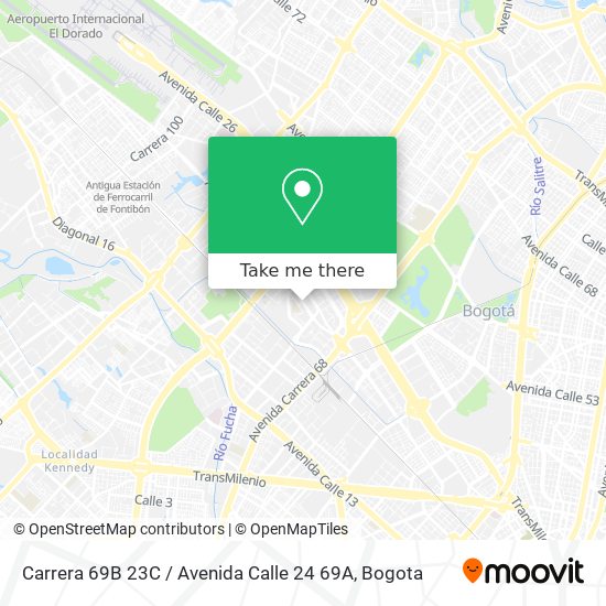 Carrera 69B 23C / Avenida Calle 24 69A map