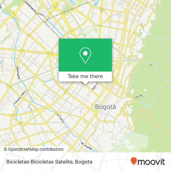 Bicicletas-Bicicletas Satelite map