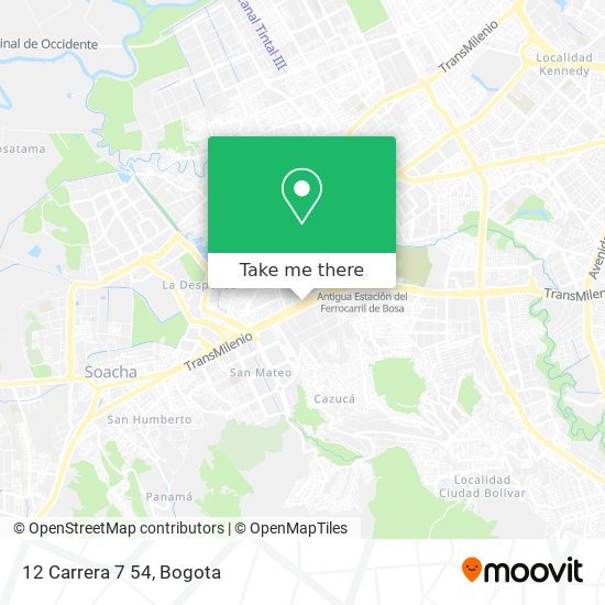 Mapa de 12 Carrera 7 54
