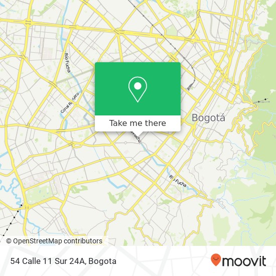 54 Calle 11 Sur 24A map