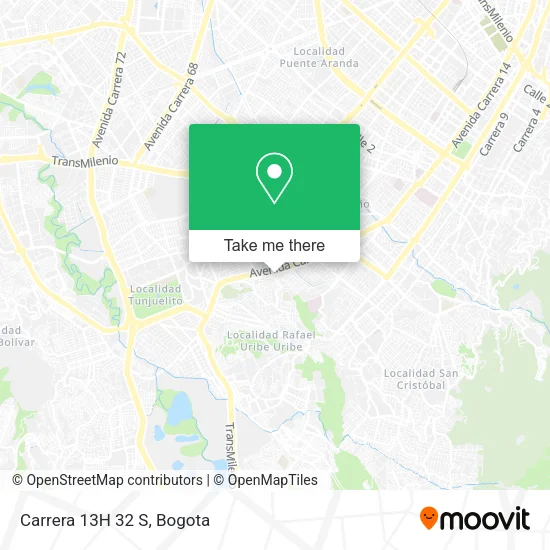 Carrera 13H 32 S map