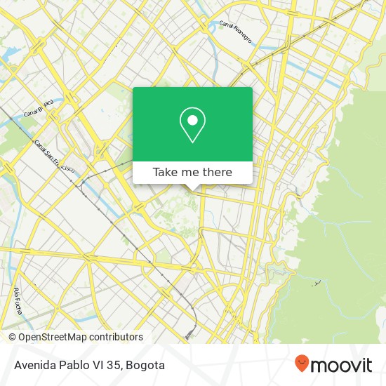 Avenida Pablo VI 35 map