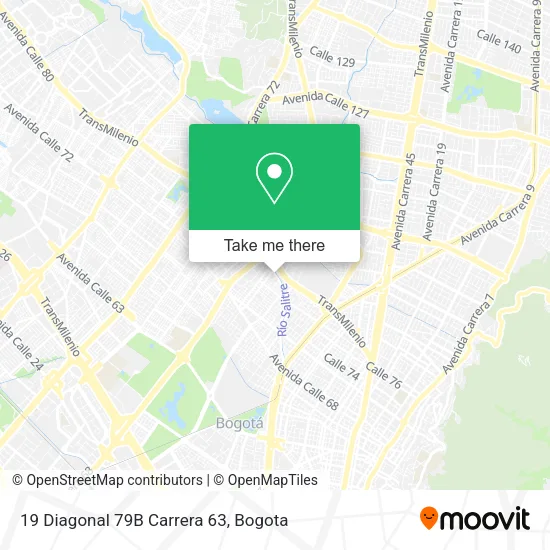 19 Diagonal 79B Carrera 63 map
