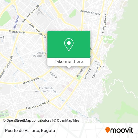 Mapa de Puerto de Vallarta