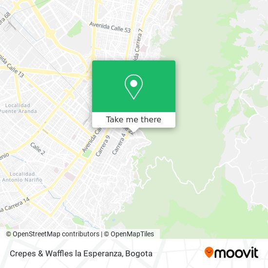 Crepes & Waffles la Esperanza map
