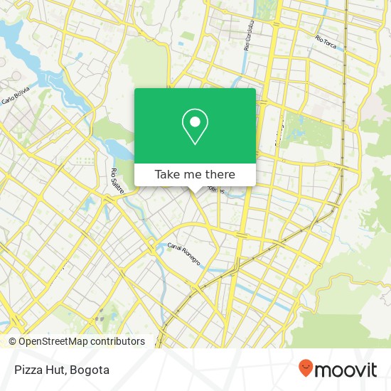 Pizza Hut map