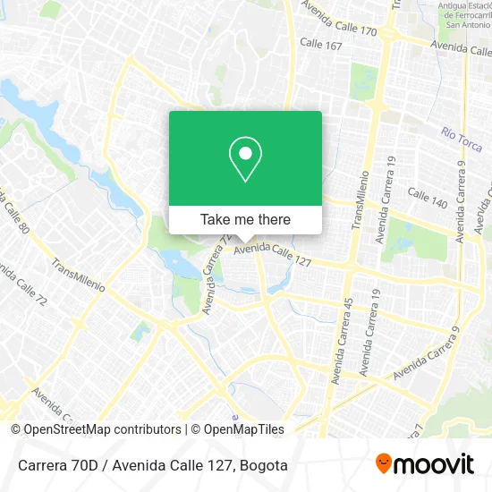 Carrera 70D / Avenida Calle 127 map