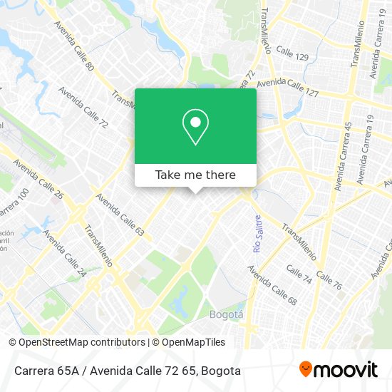 Carrera 65A / Avenida Calle 72 65 map