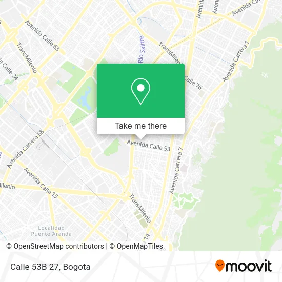 Calle 53B 27 map