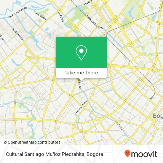 Cultural Santiago Muñoz Piedrahita map