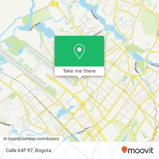 Mapa de Calle 64F 97