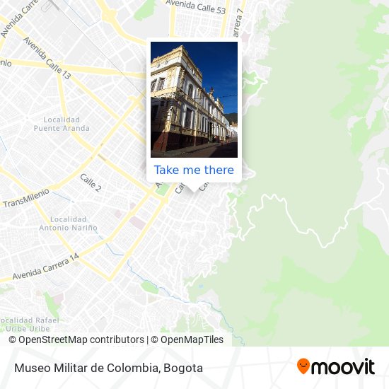 Museo Militar de Colombia map