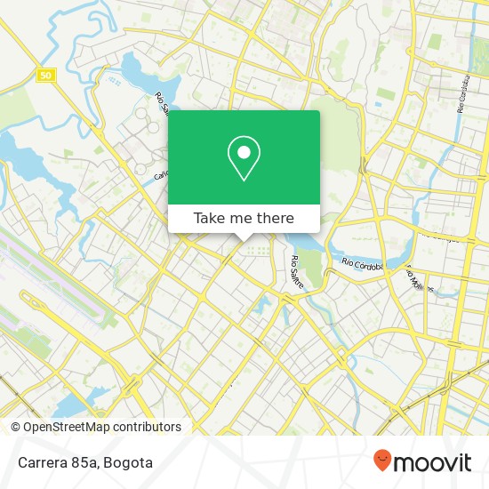 Mapa de Carrera 85a