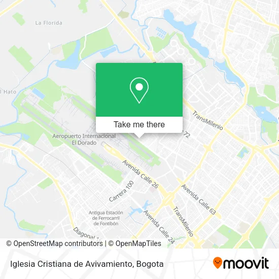 Mapa de Iglesia Cristiana de Avivamiento
