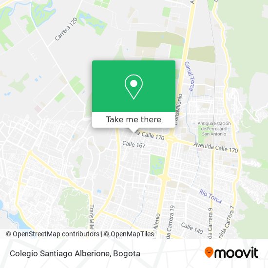 Colegio Santiago Alberione map
