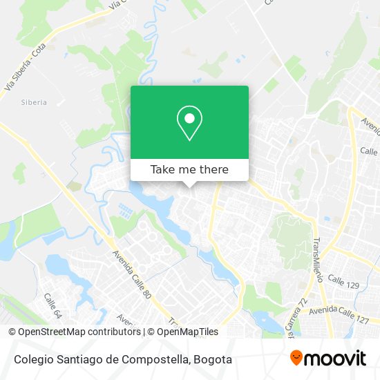 Mapa de Colegio Santiago de Compostella