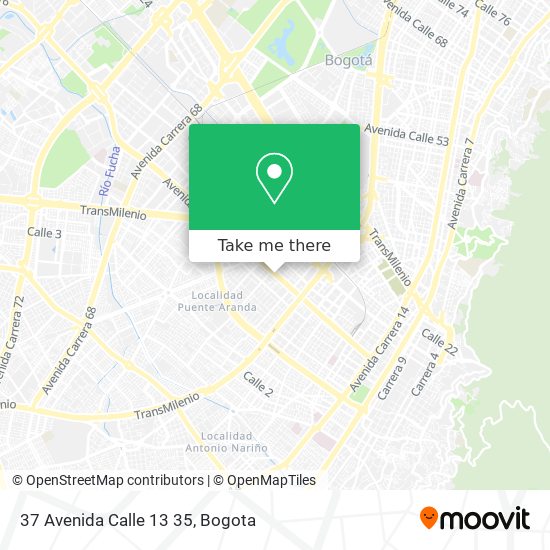 37 Avenida Calle 13 35 map