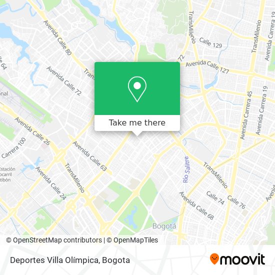 Deportes Villa Olímpica map