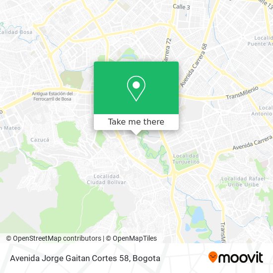 Mapa de Avenida Jorge Gaitan Cortes 58