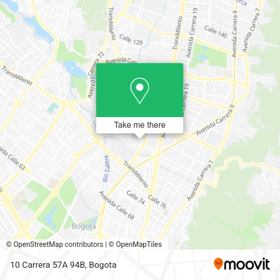 10 Carrera 57A 94B map